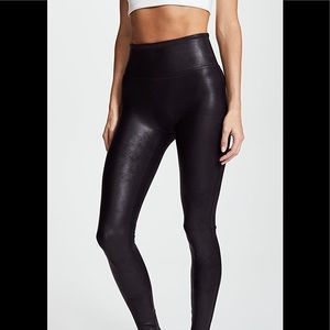 SPANX Moto Leggings Faux Leather